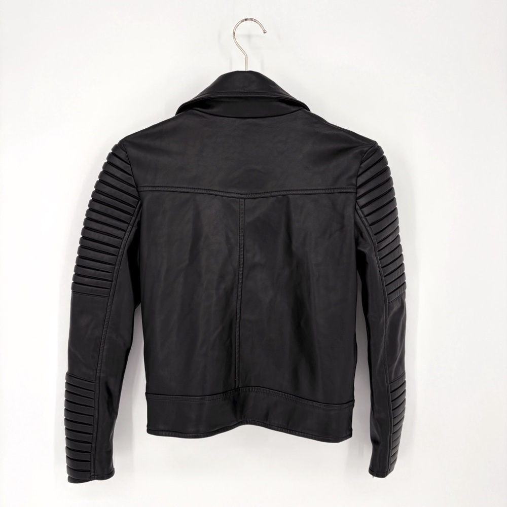 DAUNTLESS NYC | Vegan Leather Moto Biker Jacket in Black | S - Picture 11 of 14